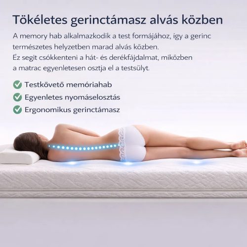 Ortho Sleepy 10cm magas Fedőmatrac 90x200cm 