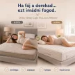 Ortho-Sleepy High 27cm magas Ortopéd matrac 4cm Bioluxus Memory réteggel 80x200cm