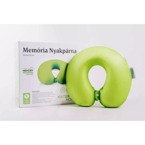 MEMORY VILÁGOS ZÖLD NYAKPÁRNA