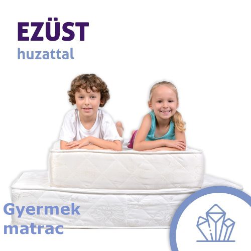 Sleepy - KIDS Hypoallergén Matrac 40kg-ig, SILVER PROTECT Huzatban 