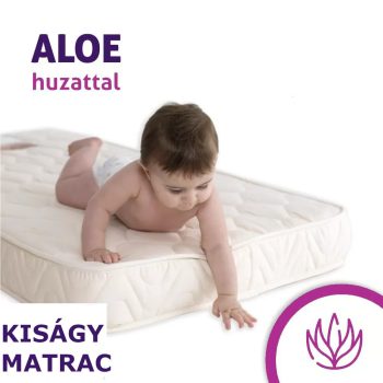   Sleepy-Kids 8 cm magas hypoallergén kiságy matrac Aloe vera huzattal