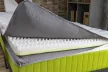 Vitaroll - Akupresszúrás 7 zóna+ 4cm HR EcO hab Kiegyenlítő Fedőmatrac Bamboo huzattal 130x180cm
