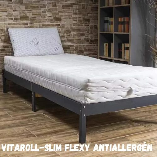 VitaRoll - Slim Flexy Matrac, Antiallergén huzattal, 140x200cm 