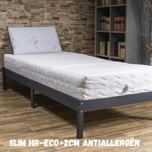 VitaRoll - Slim HR EcO Matrac + 2cm HR réteggel, Antiallergén huzattal, 120x200cm