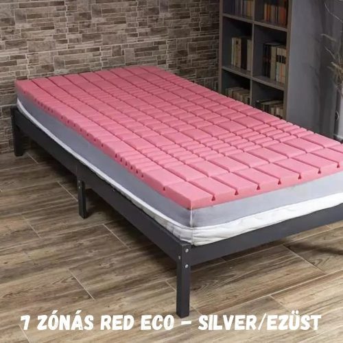 VitaRoll - Slim  EcO 7 zónás Red Matrac, Silver/Ezüst huzattal, 90x200cm