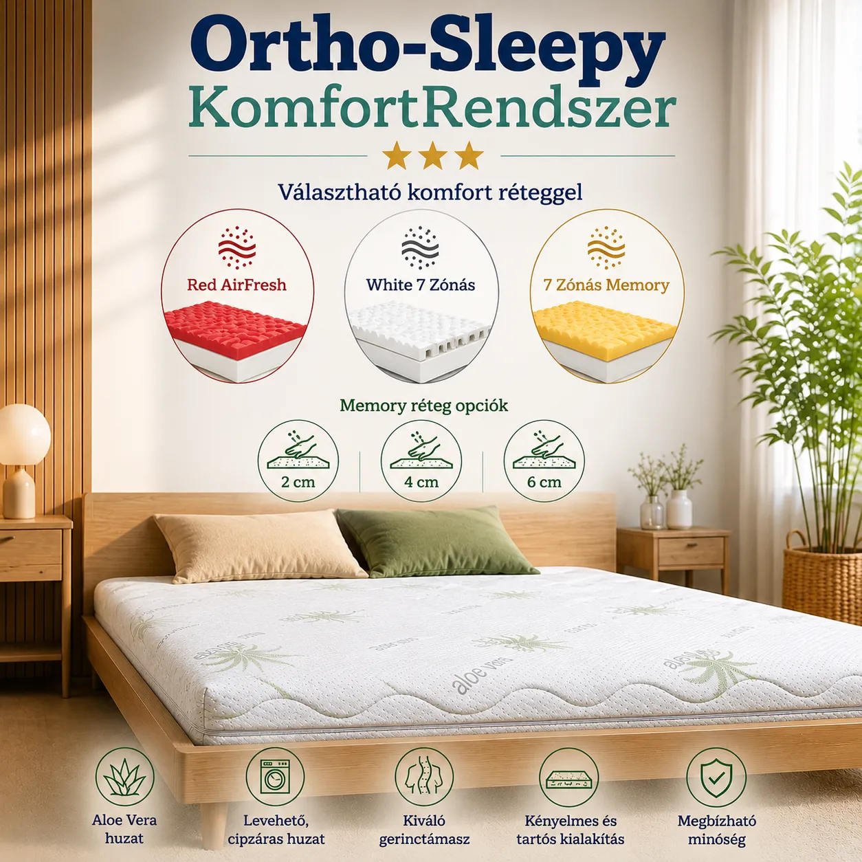 Ortho-Sleepy KomfortRendszer matrac