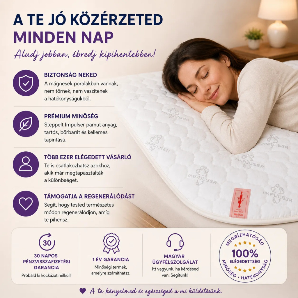 Mágneslepedő Steppelt 200x200cm
